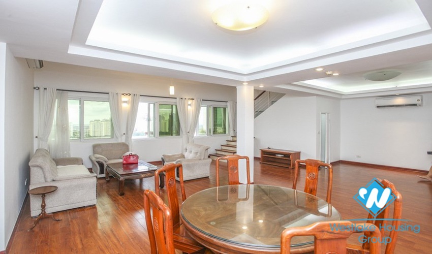 Beautiful and modern penthouse for rent in Ciputra, Tay Ho, Ha Noi